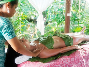 Treat yourself to a massage at Ifiele'ele Plantation private self-catering eco-retreat