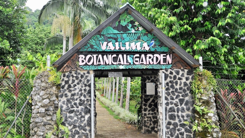 Entrance to Botanical Gardens, Vailima